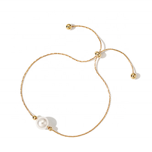 Load image into Gallery viewer, 18K Gold Plated Pearl Bracelet-Daughter
